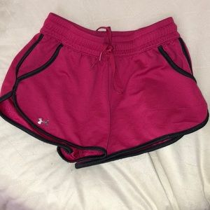 Comfy pink under armor shorts